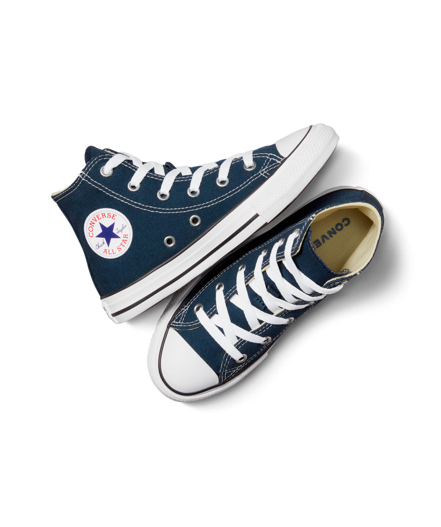 Tenis Converse Chuck Taylor Clasico Azules en Bota de Lona para Ninos Converse Mexico
