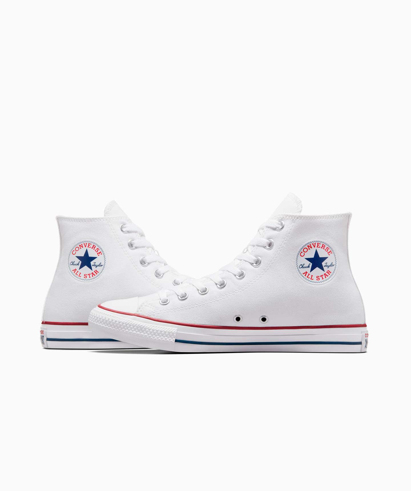 Tenis Converse Chuck Taylor All Star Blancos en Bota de Lona Unisex Converse Mexico