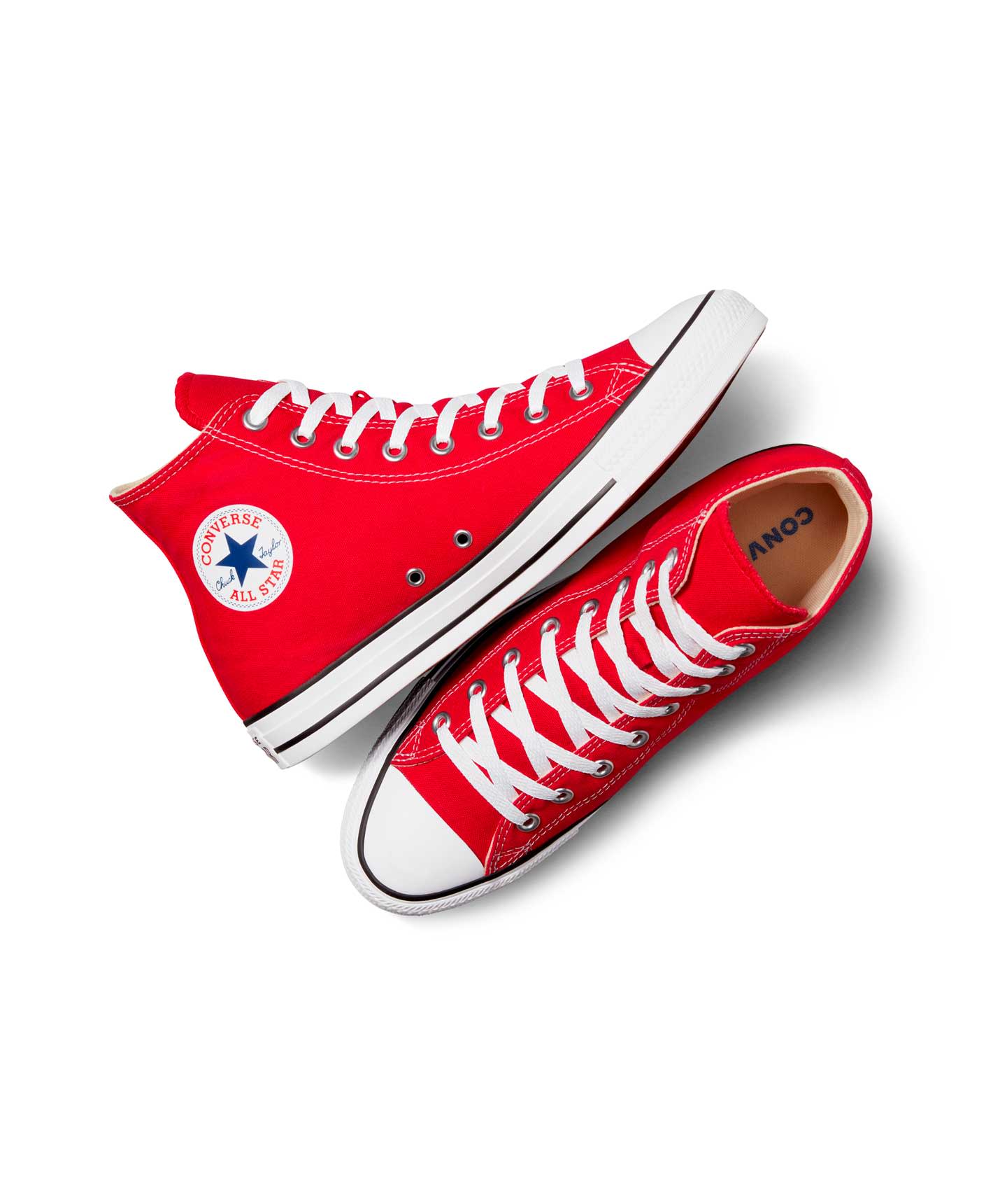 Tenis Converse Chuck Taylor All Star Rojos en Bota de Lona Unisex Converse Mexico
