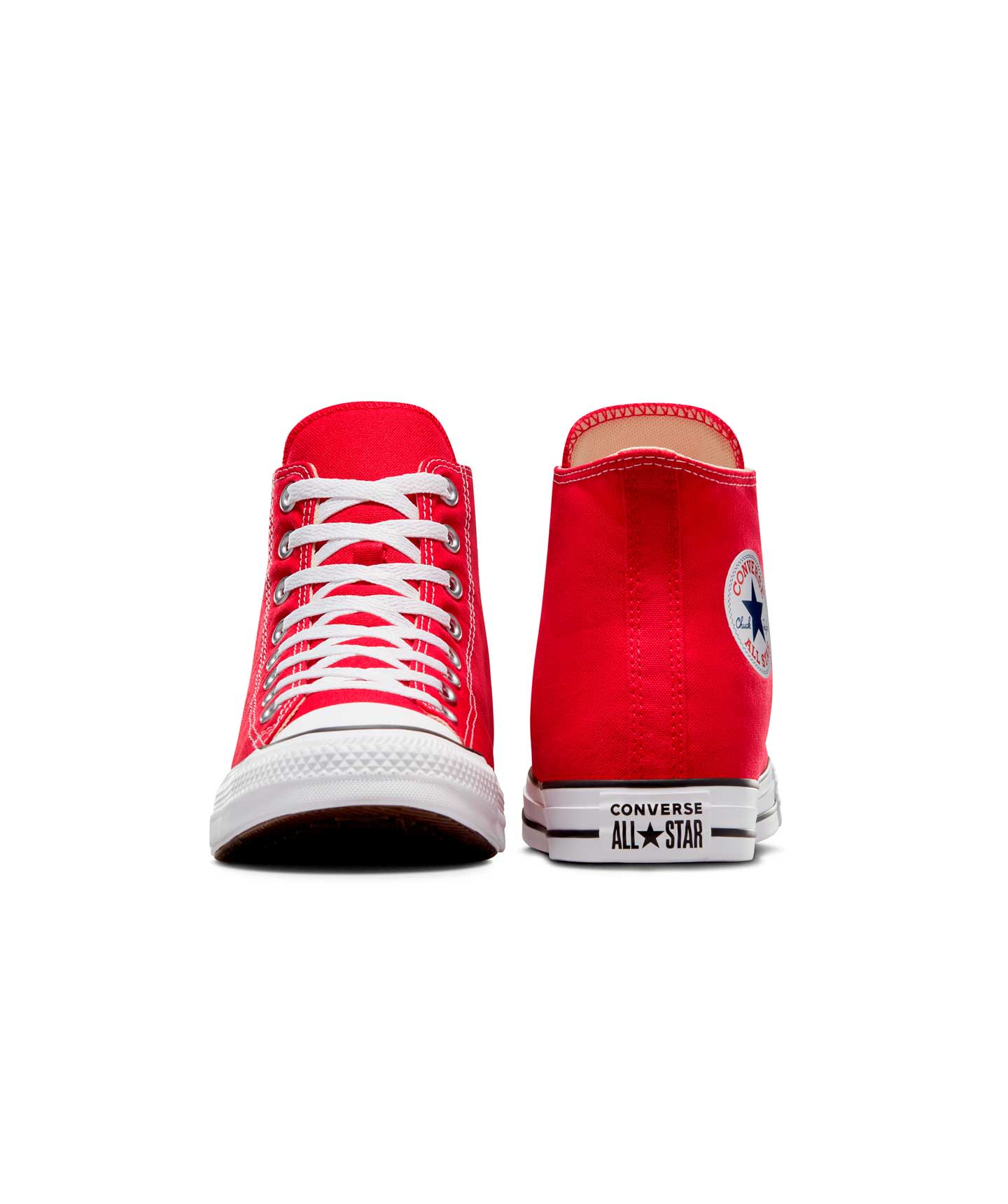 Tenis Converse Chuck Taylor All Star Rojos en Bota de Lona Unisex Converse Mexico
