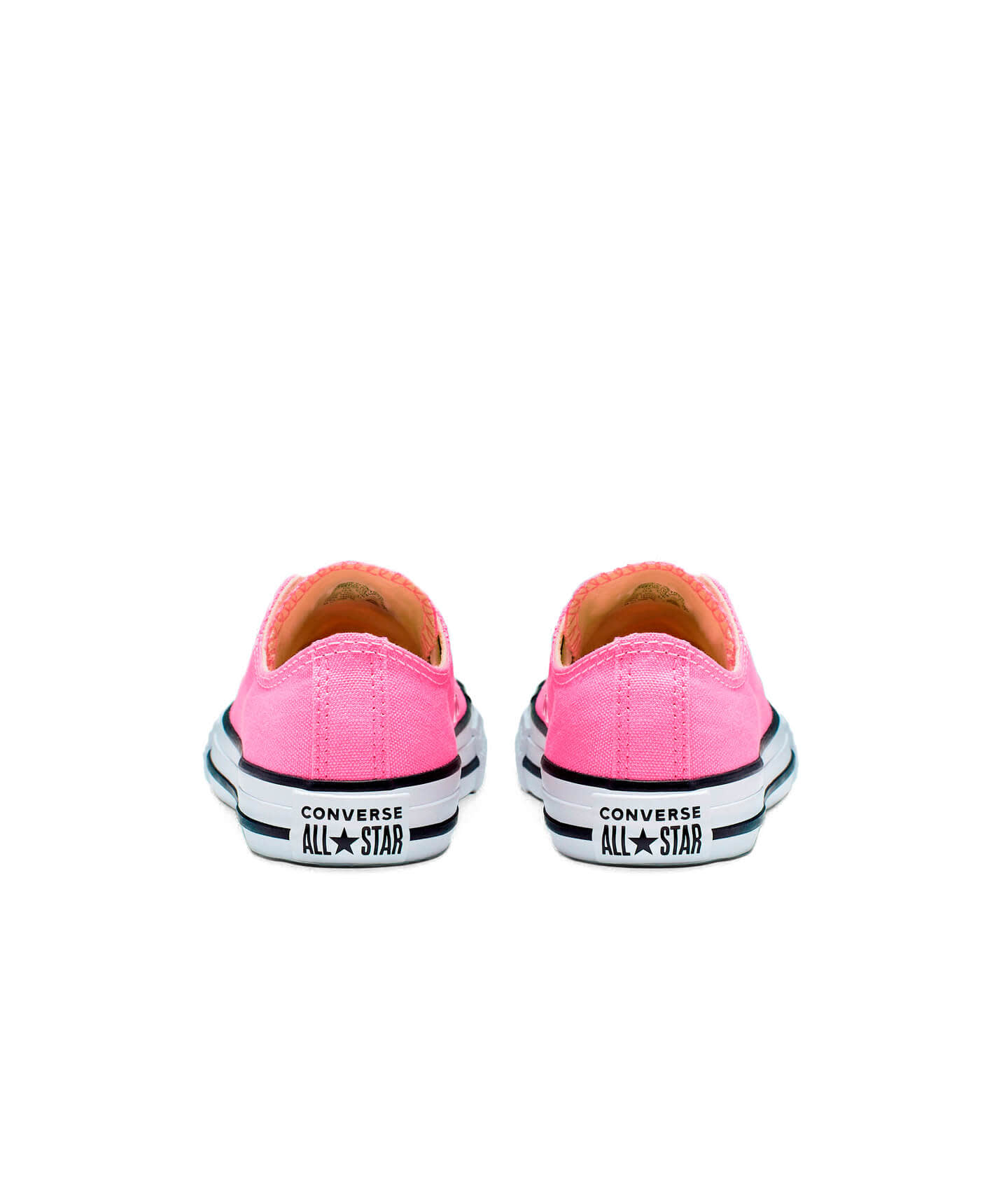 Tenis Converse Chuck Taylor All Star Rosas en Choclo de Lona para Niñas Vista trasera