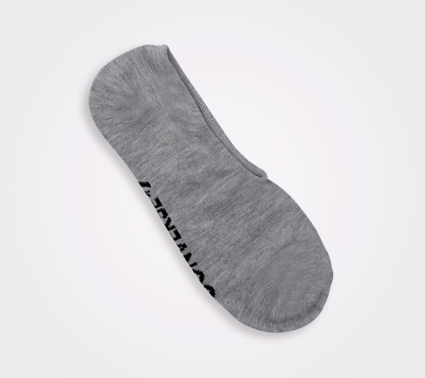 Calcetines Converse Chuck Taylor Tripack Multicolor Unisex Vista del par Gris
