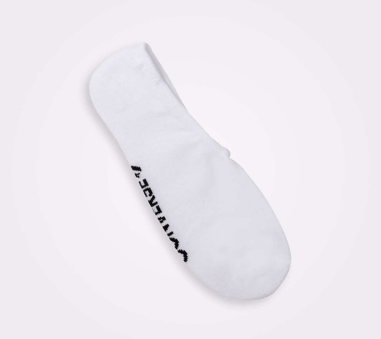 Calcetines Converse Tripack con Varios Multicolor Unisex Vista del par blanco