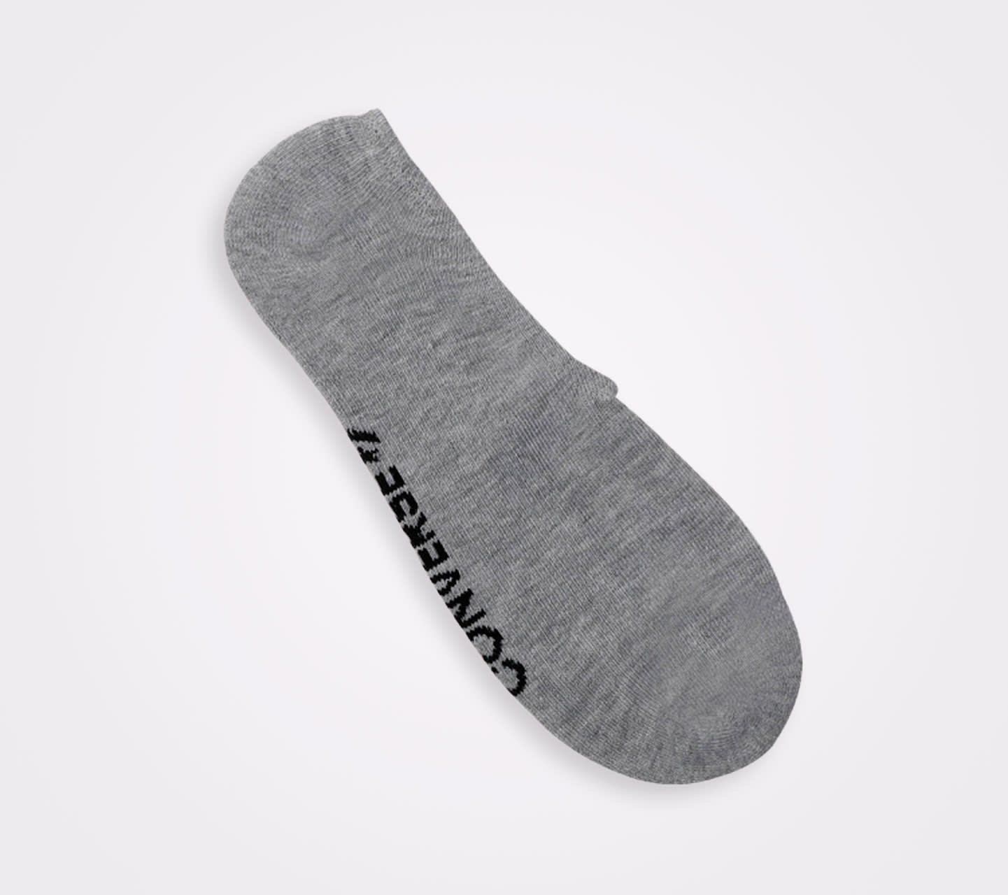 Calcetines Converse Tripack con Varios Multicolor Unisex Vista del par gris