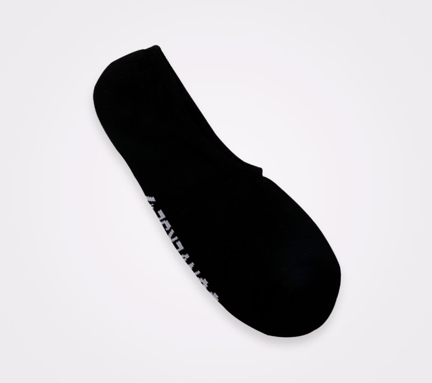 Calcetines Converse Tripack con Varios Multicolor Unisex Vista del par negro