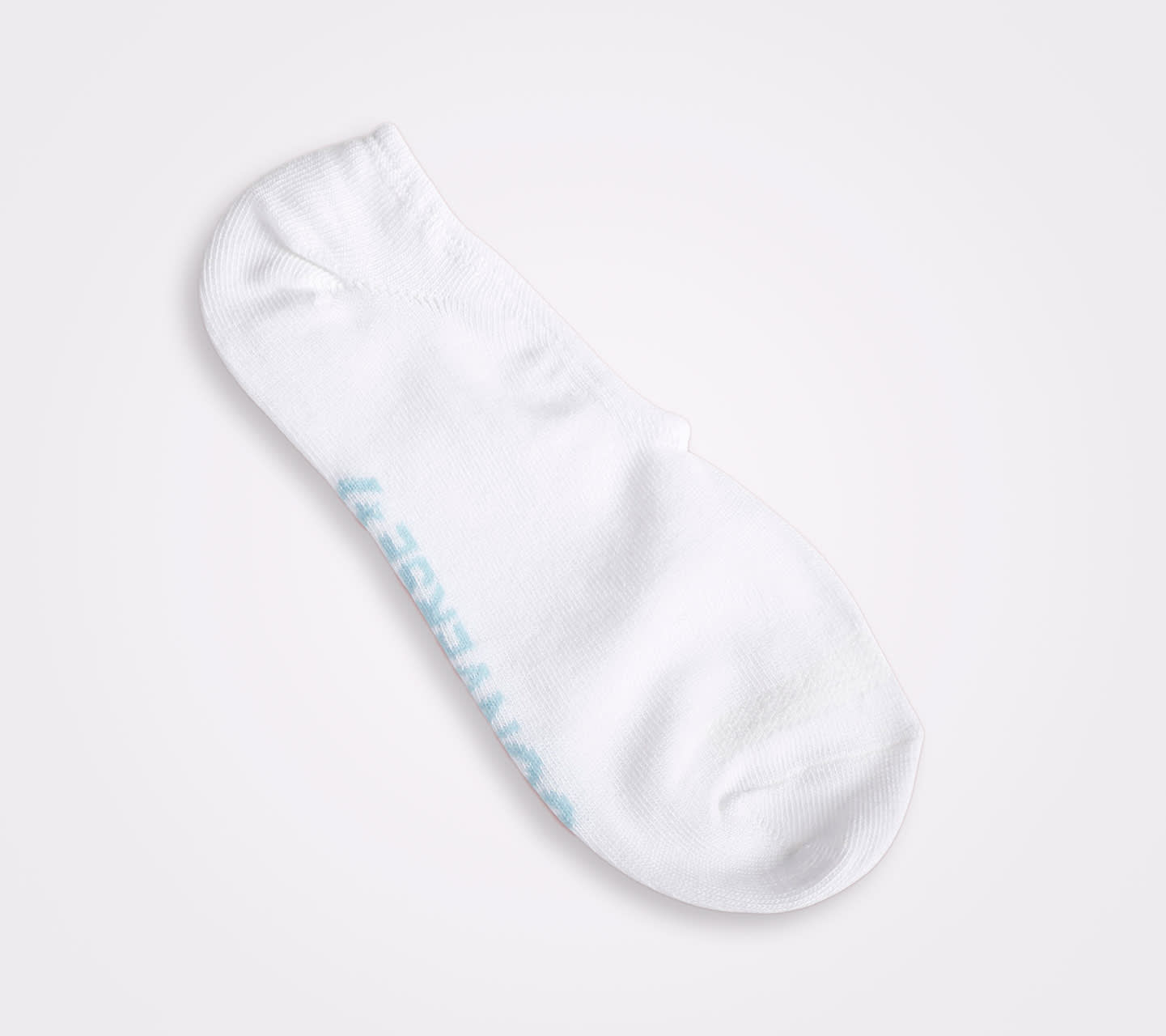 Calcetines Converse Chuck Taylor Tripack Blanco/ Azul para Mujer Vista del par a blanco