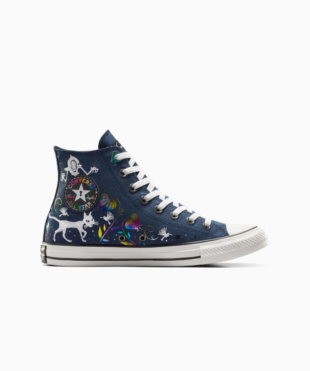 Tenis Converse Coraline Chuck Taylor All Star Multicolor en Bota de Lona Unisex Converse Mexico