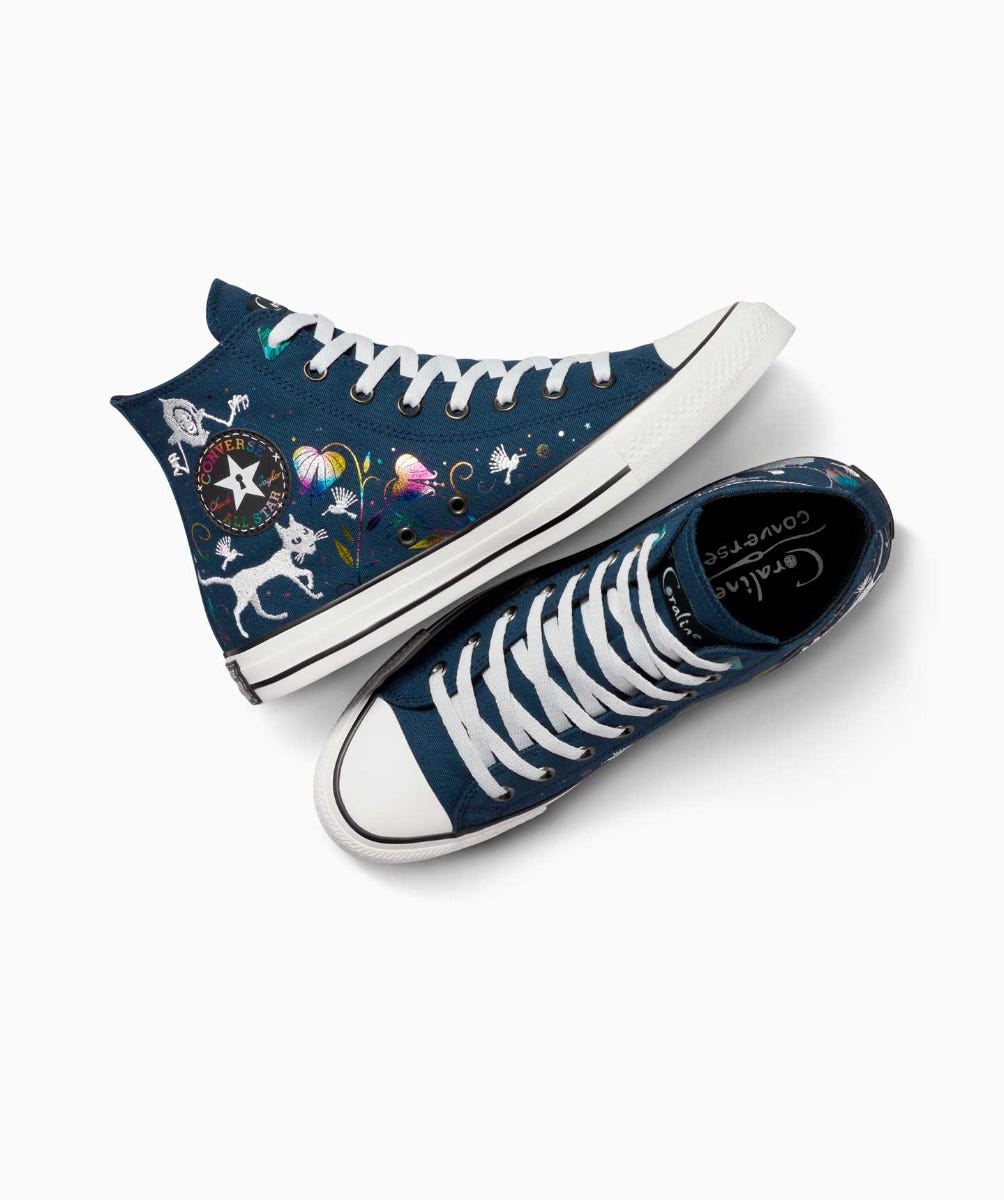 Tenis Converse Coraline Chuck Taylor All Star Multicolor en Bota de Lona Unisex Converse Mexico
