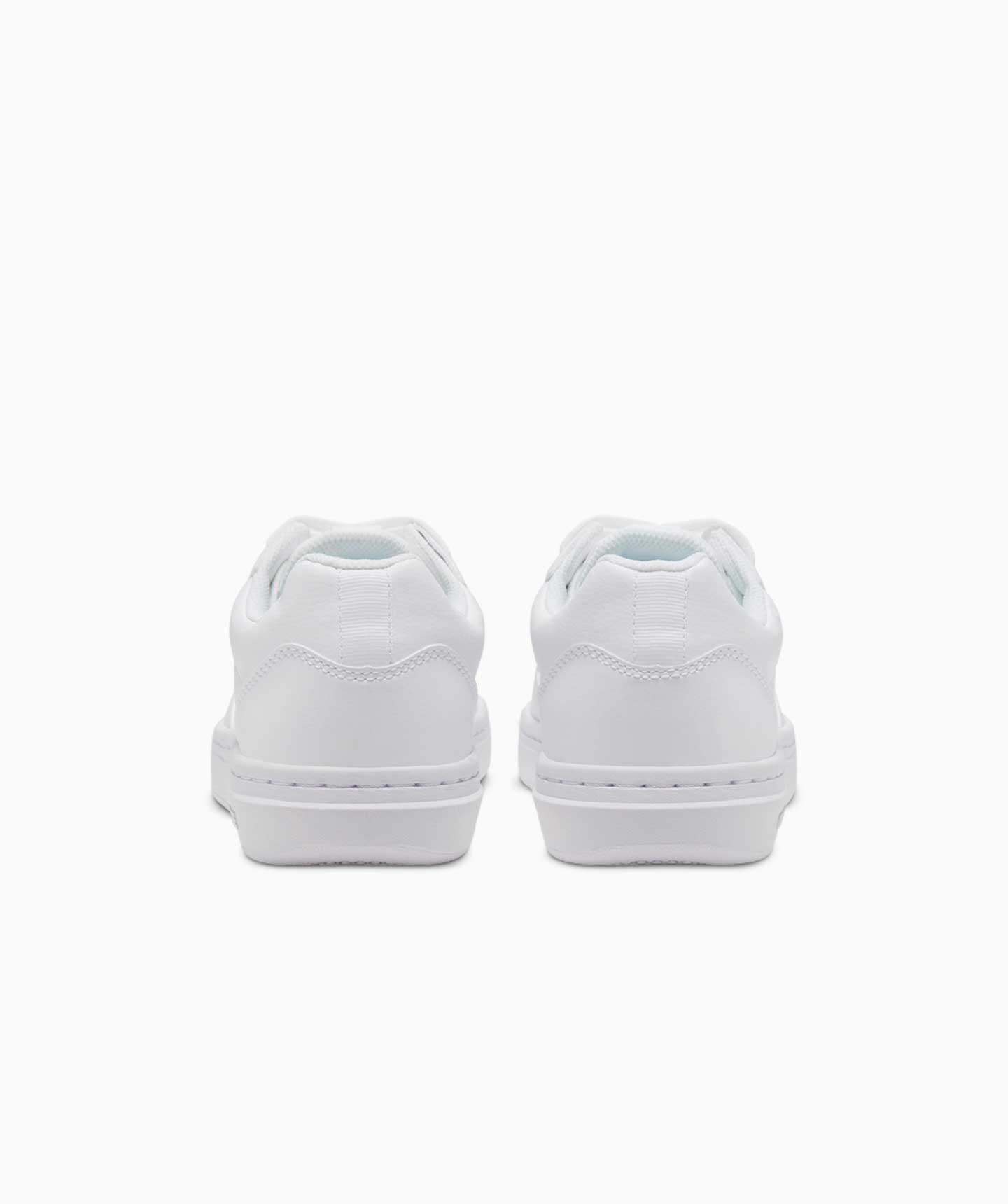 Tenis Converse Rival Blancos en Choclo Tipo Piel Unisex Vista trasera
