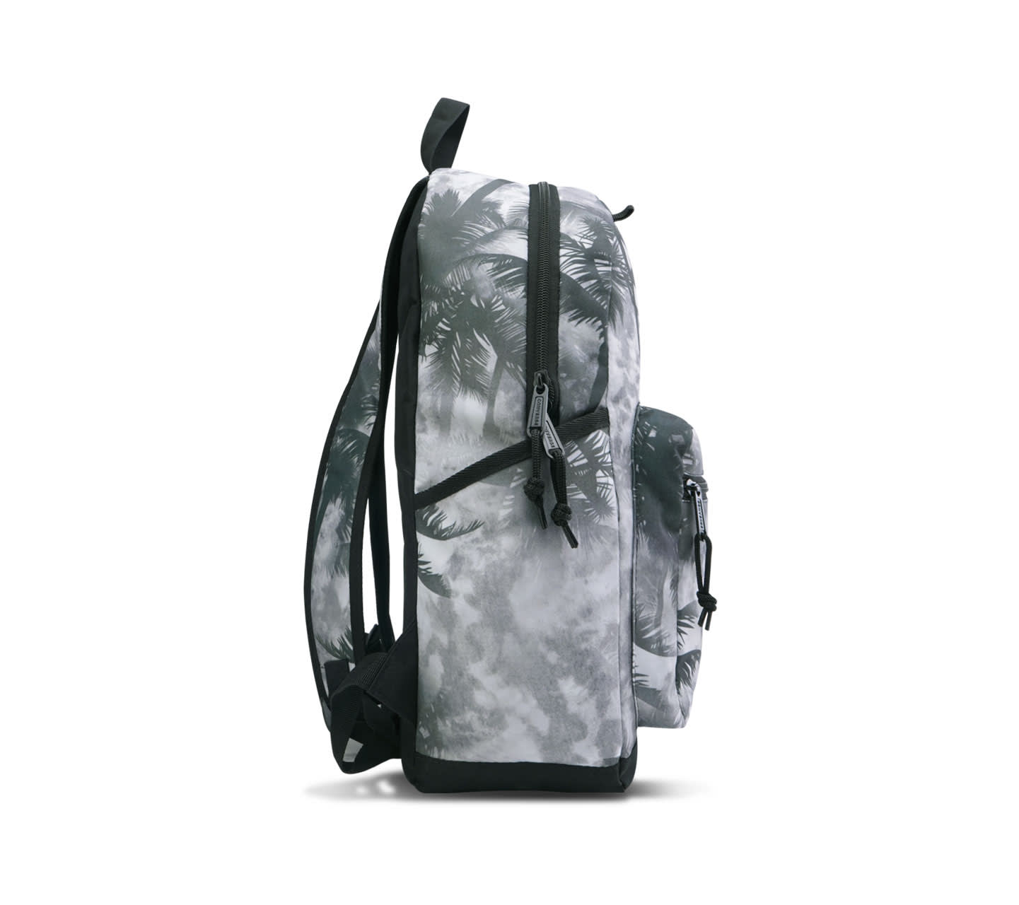 Mochila Converse BTS 24 Gris con Grafico de Palmeras Unisex Unisex Vista lateral