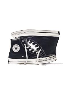 Tenis Converse Chuck 70 Negros en Bota de Lona Unisex Vista lateral interior