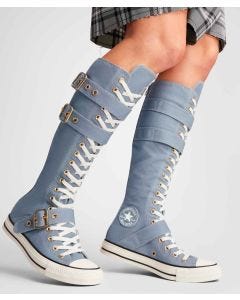 Tenis Converse Chuck Taylor XXHI Azules en Bota de Lona para Mujer