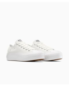 Tenis Converse de Plataforma Lift Beige en Choclo de Lona para Mujer