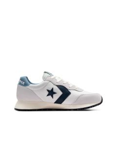 Tenis Converse Omega Trainer Beige con Contraste en Azul en Choclo de Gamuza Unisex