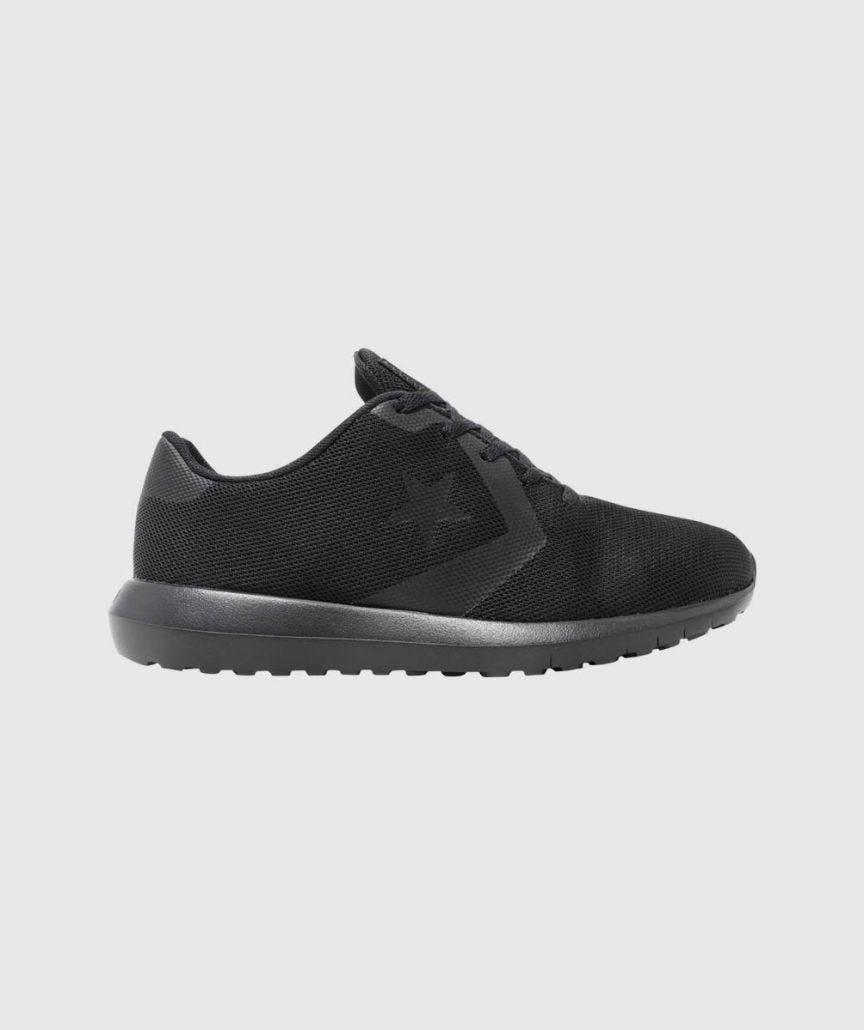 Tenis Converse Auckland Ultra Negros en Choclo de Tela Unisex Vista lateral interior