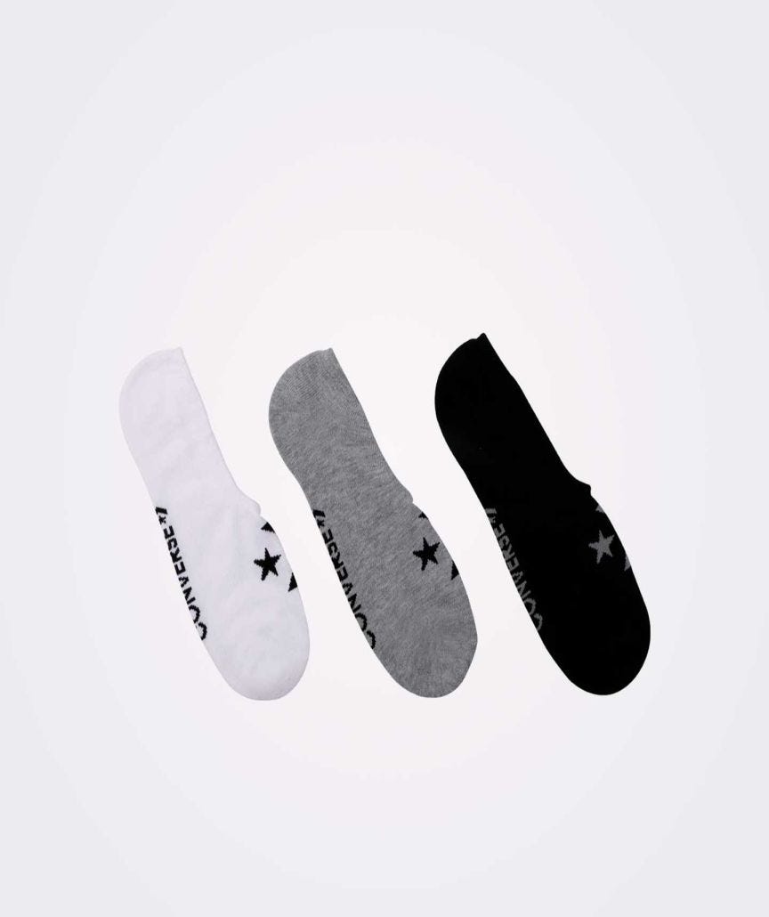 Calcetines Converse Star Chevron Tripack Colores Básicos Unisex