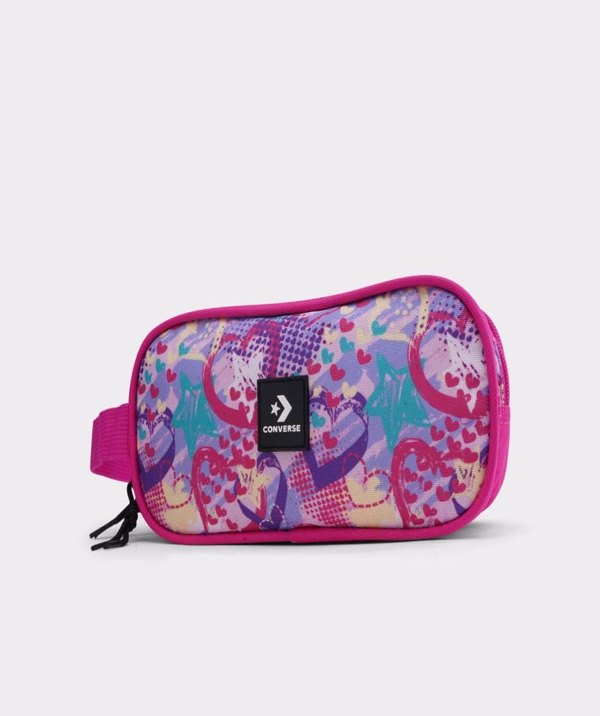 Lapicera Converse BTS 24 Multicolor y Grafico de Corazones Unisex Vista tres cuartos