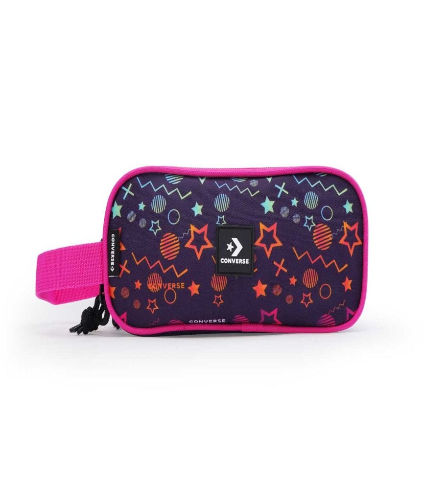 Lapicera Converse BTS 24 Multicolor con Fondo Lila Unisex Vista frontal