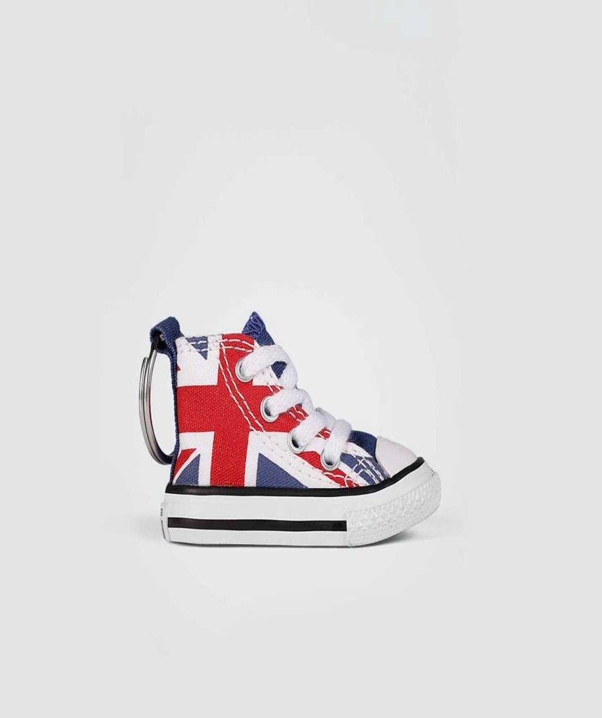 Llavero Converse Chuck Taylor Multicolor Vista lateral exterior pie derecho