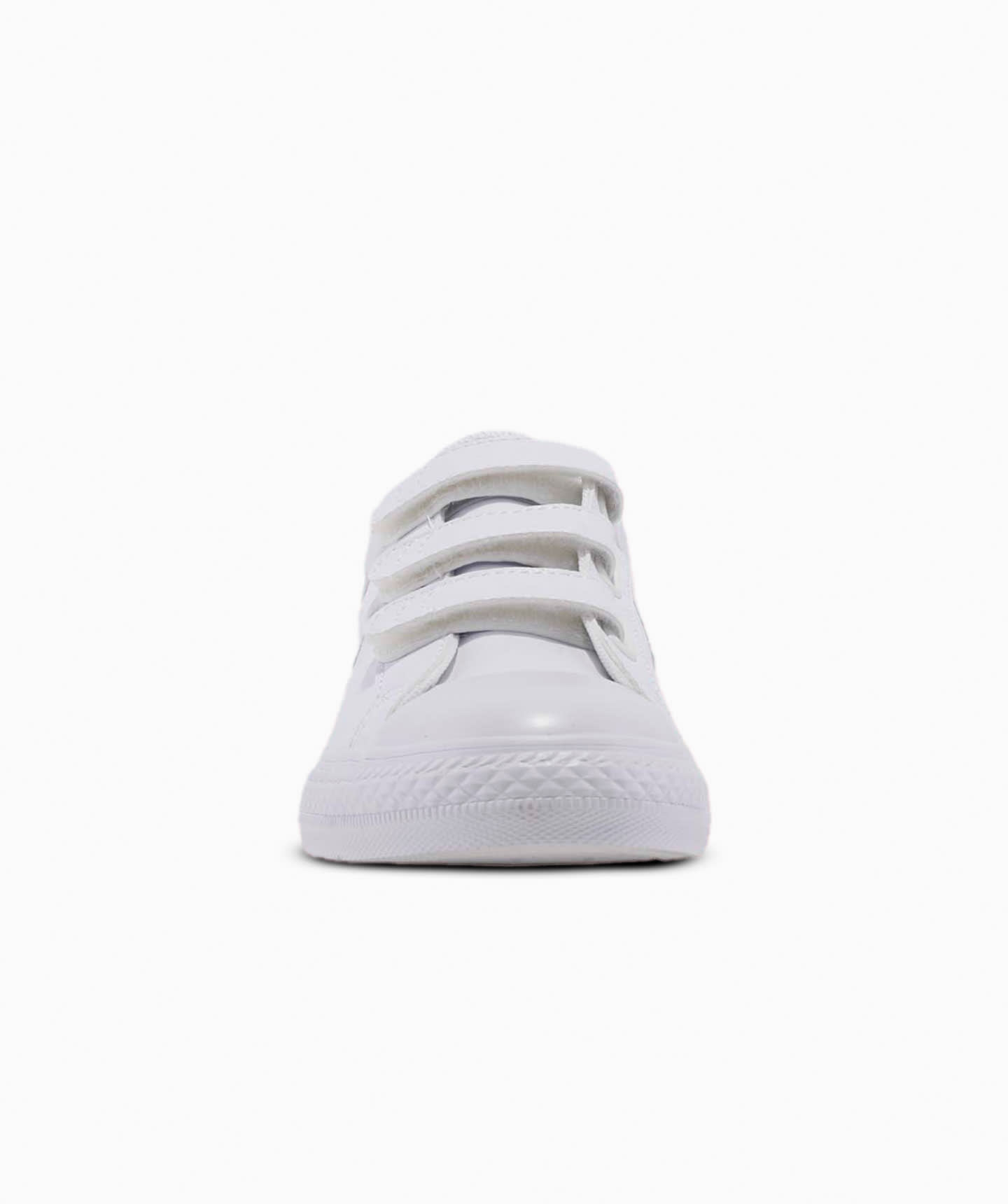Tenis Converse Star Player V3 Blancos en Choclo Tipo Piel para Niños Vista delantera